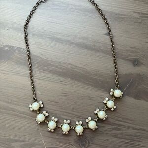 J Crew Pearl statement Necklace